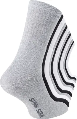 Produktbild von Stark Soul® 12 Paar Tennissocken, Frotteesocken 43-46 Farbmix Schwarz/Weiss/Grau