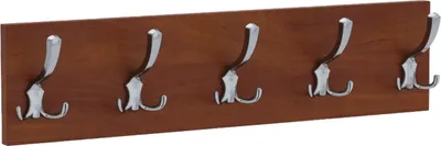 Image de AKKE Locarno Portemanteau horizontal petit CHROME crochet l x h : 60 x 15 cm