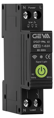 Intelligenter WiFi-Stromschalter 63 A MCB mit Fernbedienung und Sprachsteuerung