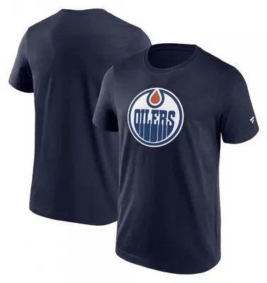 Produktbild von Edmonton Oilers Primary Logo Graphic T-Shirt