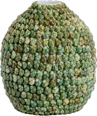 Produktbild von Light & Living - Vase SHELL - Ø25,5x28cm - Grün