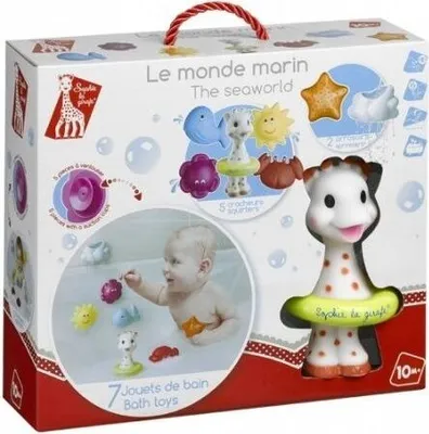 Obrázek produktu pro Sophie la girafe 523428, hračka do vany, chlapec/dívka, 0,5 roku, plast, vícebarevná