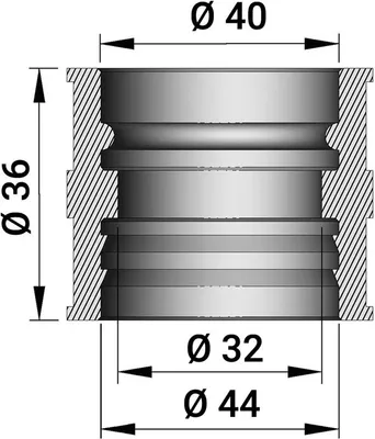 Produktbild von Malossi Hülse für Vergaser PHBE PHF 30-34