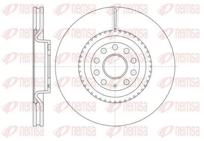 Produktbild von 2x REMSA Bremsscheibe 6791.10 vorne für VW Golf V Schrägheck (1K1) GOLF VI (5K1)