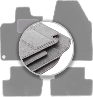 Image de Tapis de sol gris pour : Nissan Qashqai I J10 Crossover (2006-2013)