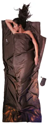 Produktbild von Cocoon Seidenes Reiselaken Braun 220 x 90 cm Braun 220 x 90 cm