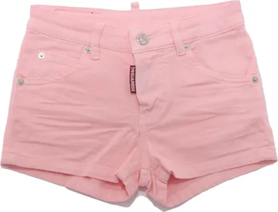 Immagine prodotto di 7499AH pantaloncino bimba girl DSQUARED2 pink denim Cotone shorts