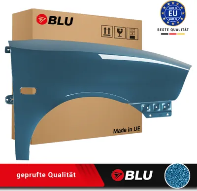 Produktbild von BLU Kotflügel Passend für Seat Ibiza Cordoba (6L - III 3. Generation) LS5Y Rechts Blau BlauMar | 2002-2008 | Vorderseite Vorne | Lackiert | Einbaufertig