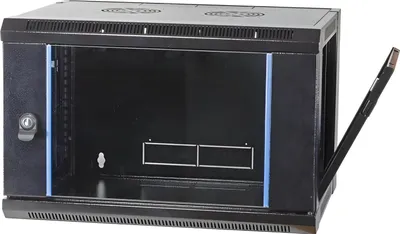 Obrázek produktu pro EFB Elektronik EFB-Elektronik - Gehäuse - geeignet für Wandmontage - Schwarz, RAL 9005 - 6U - 48.3 cm (19")