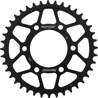 Produktbild von Stahl-Kettenrad Supersprox 520 - 40Z (schwarz) RFE-478:40-BLK|ID 80,0 LK 104,0 6-Loch