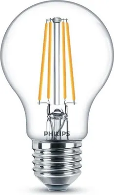 Immagine prodotto di Lampadine Philips LED Classic, 60 W standard, E27, bianco caldo, non dimmerabili, confezione da 2