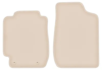 Produktbild von DURBAN Beige Velours-Fußmatten vorne für Toyota Corolla E10 Schrägheck, Kombi, Limousine (1992-1997)