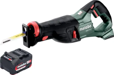 Zdjęcie produktu dla Akumulatorowa pilarka szablasta Metabo SSEP 18 LT 18 V 32 mm + 1x akumulator 4,0 Ah - bez ładowarki