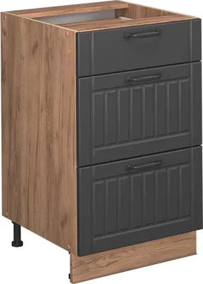 Immagine prodotto di Mobiletto base per cucina Vicco Fame-Line Grigio scuro 50 cm senza piano di lavoro, Model 57150