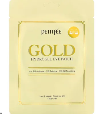 Image de Petitfee Gold Hydrogel Eye Patch 2pcs - Patch hydrogel pour les yeux