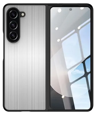 Immagine prodotto di Per Samsung Galaxy Z Fold6 5G Custodia protettiva in acciaio inox antiurto argento