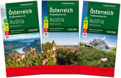 Produktbild von freytag & berndt Straßenkarte Österreich Set 1:250.000