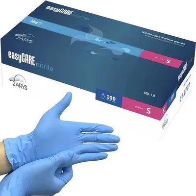 Immagine prodotto di ISO Guanti monouso in nitrile 100 pz. S blu