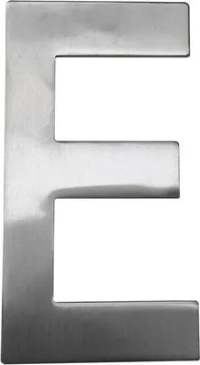 Obrázok produktu pre 100 mm Edelstahl Hausnummern Edelstahlzahlen Edelstahlnummern - E