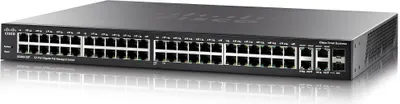 Produktbild von Cisco SG300-52P, Managed, L3, Gigabit Ethernet (10/100/1000), Power over Ethernet (PoE)