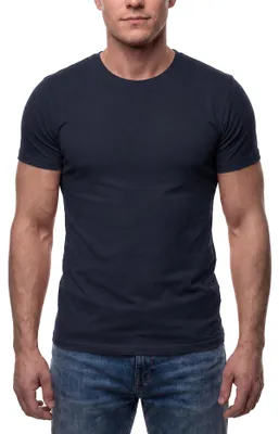 Produktbild von Mivaro Herren T-Shirt Basic mit Rundhals – 100% Baumwoll Shirt für Alltag, Freizeit und Sport, atmungsaktiv, Regular Fit, weiß, bis 5XL