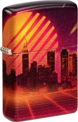 Produktbild von Zippo Cyber City Design Benzin-Feuerzeug, 2021