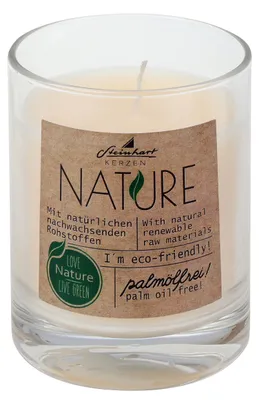 Produktbild von Kerzenglas "Nature" Creme 79 x Ø 65 mm