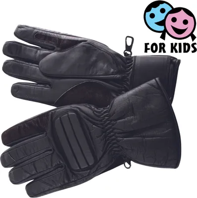 Produktbild von RO500K - Kinder- Lederhandschuhe mit kurzer Stulpe Roleff Größe: S,