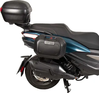 Produktbild von Hepco Becker C-bow Piaggio Mp3 400/mp3 Sport 400 2022 Satteltaschenhalterung Silber Silber One Size