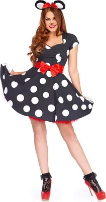 Produktbild von Rockabilly Maus Kostüm Kleid - Fasching Karneval Größe: S-M