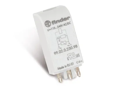 Produktbild von Finder EMV-Modul, LED + Varistor 99.02.0.230.98 110-230VAC/DC