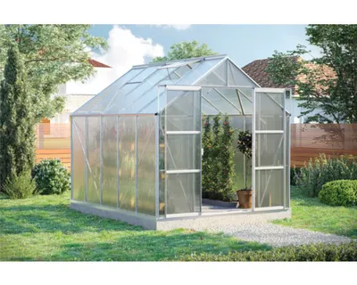Obrázek produktu pro Skleník Vitavia Uranus 8300 polykarbonát 6 mm 257 x 321 cm hliník
