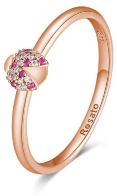 Immagine prodotto di Anello in bronzo fine con coccinella Allegra RZA020 - Circonferenza: 52 mm.