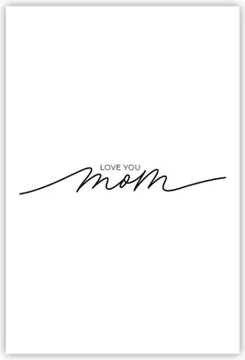 Produktbild von Poster - Poster ohne Rahmen - Ich liebe dich Mama - 61x91,5 cm - Wand Bild - Wanddeko - Wandbilder - Kunstposter - Wandposter - Bilder - Kunstdruck - Wanddekoration - Wandbild - P2XPA61x91-4794
