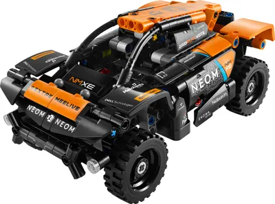 Produktbild von LEGO Technic NEOM McLaren Extreme E Race Car Set, Auto-Spielzeug mit Rückziehmotor für Kinder, baubares Aufziehauto, Technik-Geschenk für Jungs und Mädchen ab 7 Jahren 42166