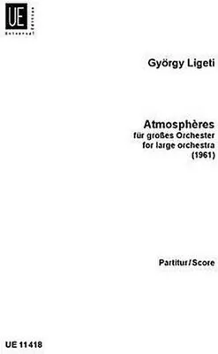 Immagine prodotto di György Ligeti: Atmosphères – Orchesterwerk von 1961, bekannt für seine Klangflächen