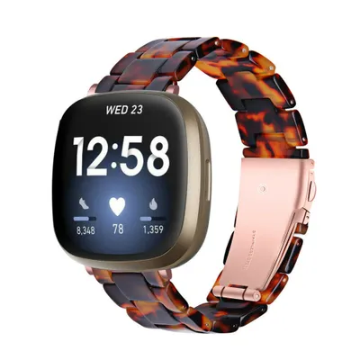 Produktbild von Strap-it Fitbit Sense Resinarmband (Lava)