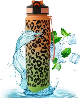 Obrázek produktu pro eCa BD43WZ3 Sportovní láhev na vodu 1000 ml, oranžovo-zelená
