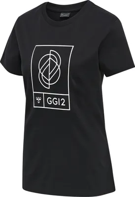 Produktbild von hummel hmlGG12 T-SHIRT S/S WOMAN - BLACK - S