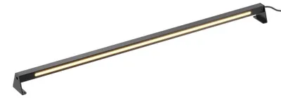 Zdjęcie produktu dla Lampa gruntowa LED, oświetlenie zewnętrzne, aluminium, czarna, IP65, L 100 cm