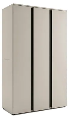 Produktbild von Amara Kleiderschrank 3-türig (B/H/T: 121x184x52 cm) in Kaschmir