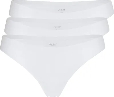 Produktbild von Yenita® Strings "Invisible" 3er Pack Seamless Tanga XL weiss