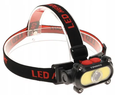 Zdjęcie produktu dla LATARKA Czołowa Akumulatorowa COB LED XPE Czołówka 1963