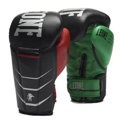 Produktbild von Leone 1947 Revo Perf. Boxhandschuhe Schwarz Gewicht 14 oz