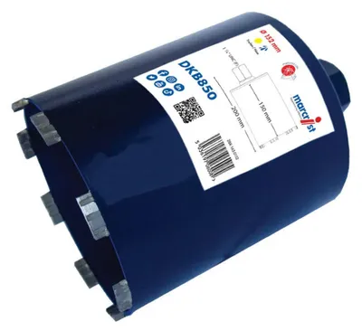 Marcrist DKB850 187 × 165 mm 1 1/4 UNC (F) Kanalbohrkrone