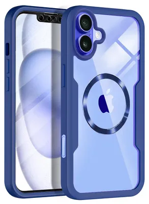 Zdjęcie produktu dla Techsuit 360 MagSafe etui 360° + Szkło do iPhone’a 16 - niebieskie