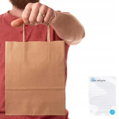 Produktbild von TorbyPro Braune Papiertüten mit gedrehtem Griff 18x8x22cm 250 Stk.