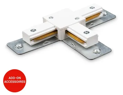 Produktbild von Briloner T-Verbinder Erweiterung Schienensystem 230V 13,5cm T-Form Weiß - Zubehör Wohnzimmer Esszimmer Küche Büro