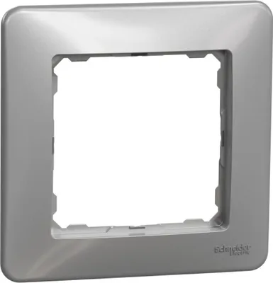 Zdjęcie produktu dla Ramka 1-krotna srebrne aluminium Sedna Design SDD313801