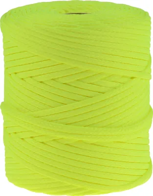 Produktbild von Polyester-Schnur 100m Kordel 4mm, PES Kordel Flechtschnur, Polyesterkordel, Farbe:neongelb
